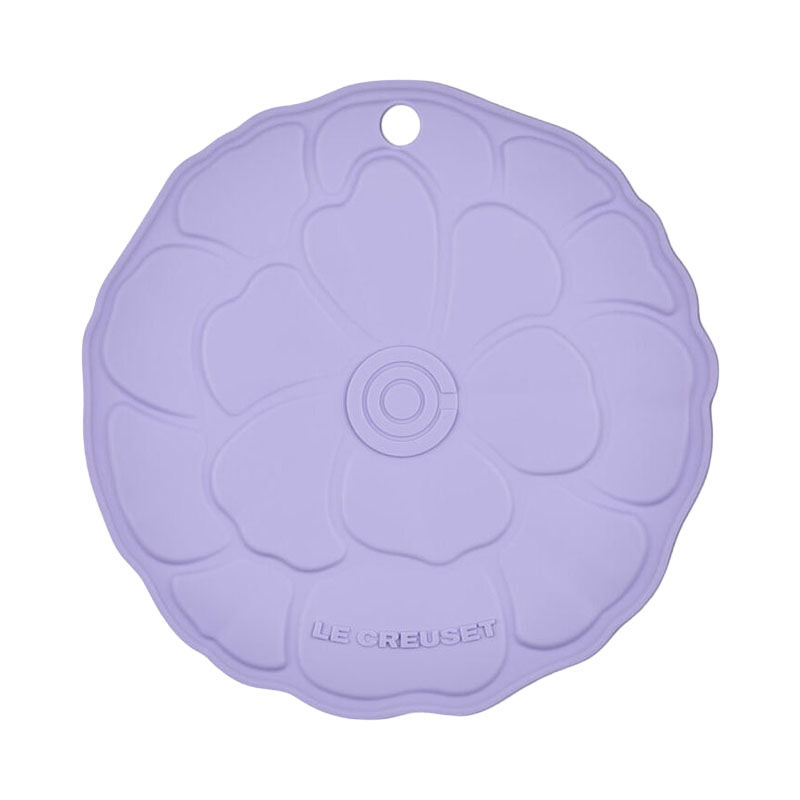 Le Creuset Silicone Petal Trivet  - Powder Purple image number 0